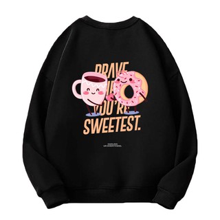 ÁO SWEATER NỈ BÔNG DONUT
