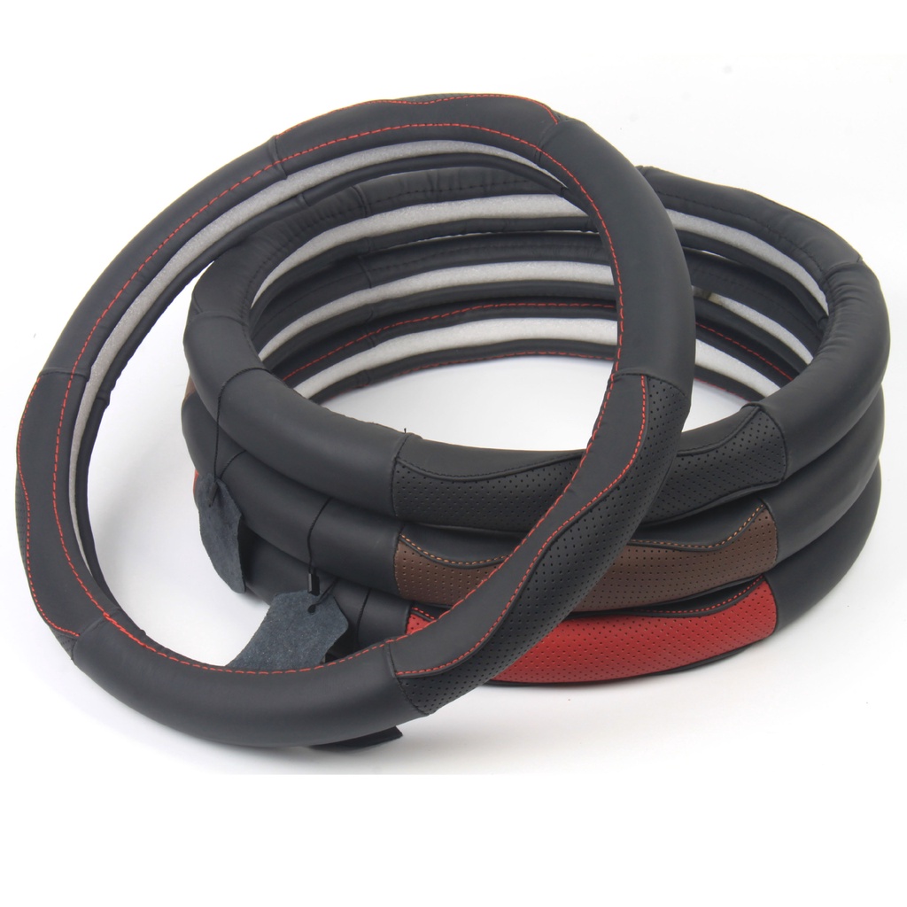 Bọc Vô lăng Ô tô Da cao cấp size 38cm