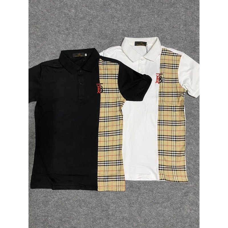Áo thun nam tay ngắn có cổ polo 2 màu co dãn tốt cao cấp tara_shop96