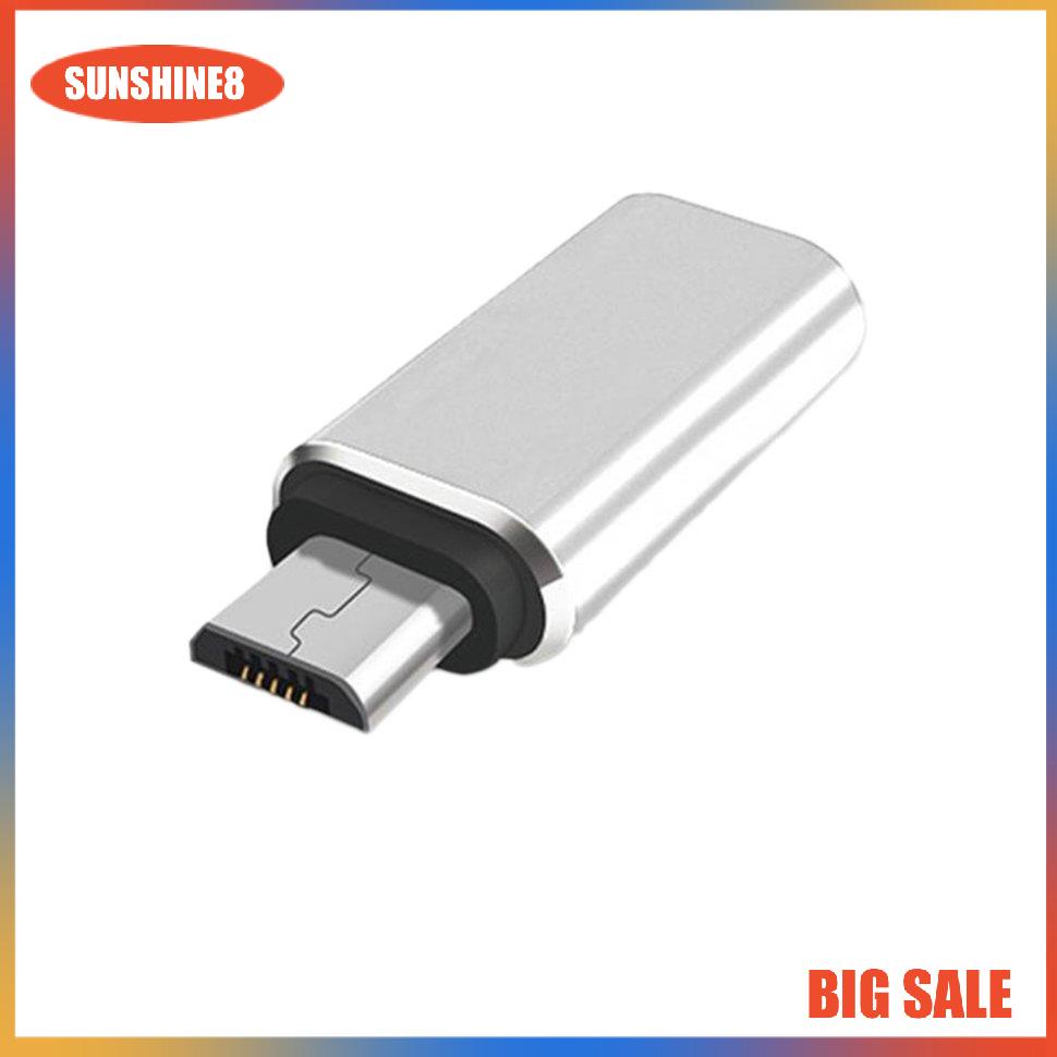 【SUN】[NEW]Type-c Female To Android Male Aluminum Adapter Type-c To Micro Conversion Head