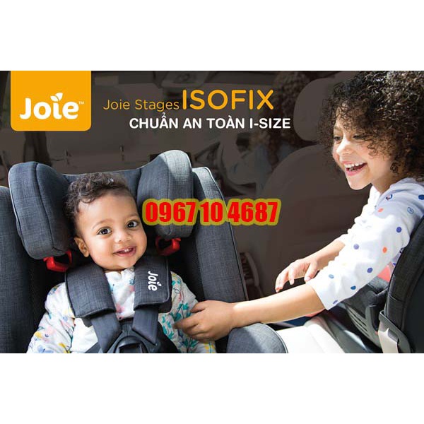 Ghế ngồi ô tô cho bé Joie Stages ISOFIX Pavement