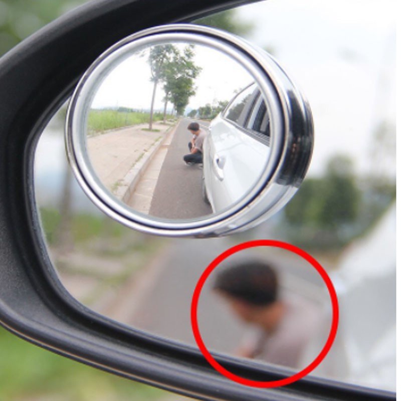 Gương cầu lồi gương phụ xóa điểm mù trên ô tô