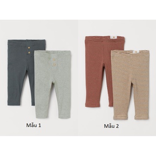 Set 2 quần legging hm chính hãng size 12-18m, 2-3y