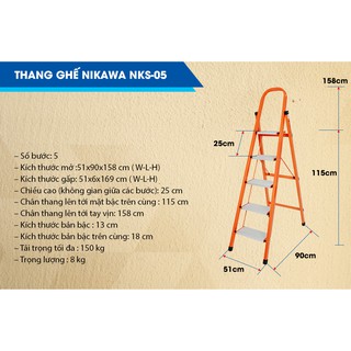 Thang ghế nikawa nks- 05