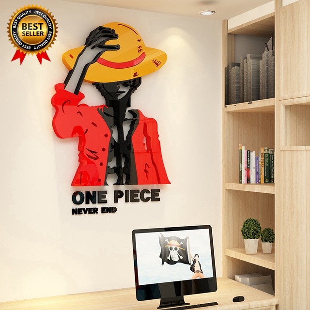 Decal dán tường hoạt hình One Piece