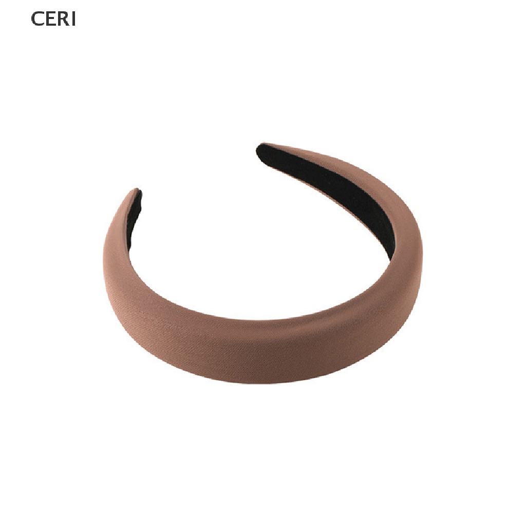 Cài tóc vải bản rộng màu trơn cho nữ/ các cô gái