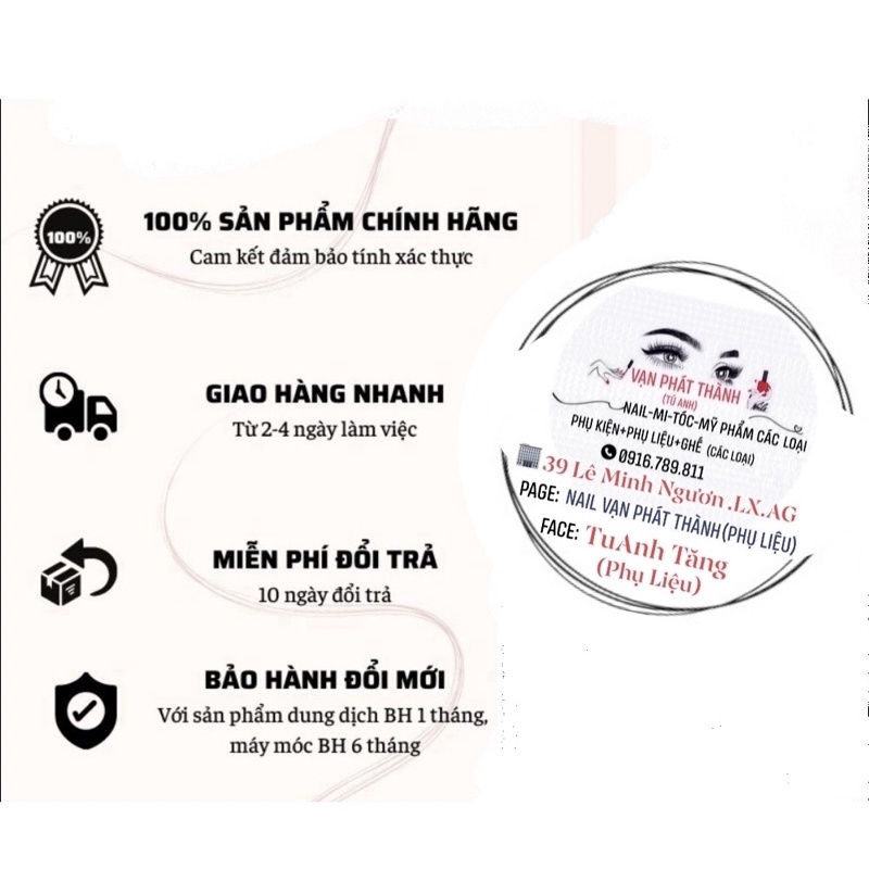 CHAMR NƠ PHỤ LIỆU NAIL