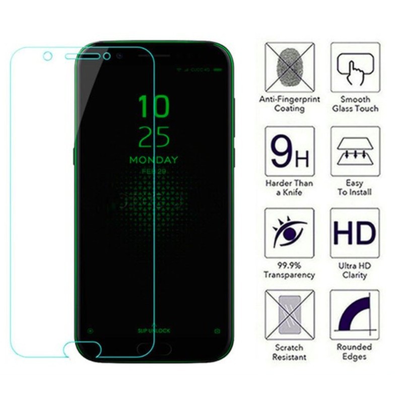 Cường lực Xiaomi black shark 3 / Black shark 4 5 / black shark 2 / black shark helo 2,5d( tặng keo chống hở mép )