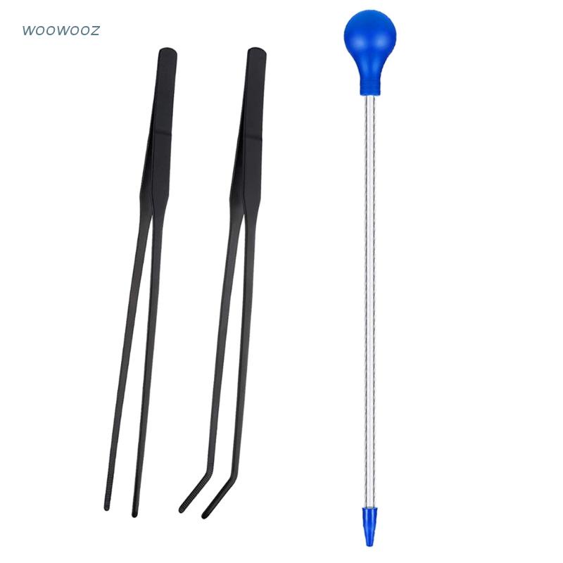 Ống Đựng Thức Ăn Cho Cá Bằng Acrylic Kèm Nhíp Tiện Dụng