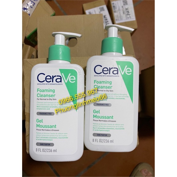 Sữa rửa mặt CERAVE có sẵn