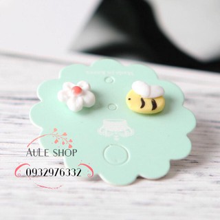 Bông tai gốm sứ thủ công nhiều kiểu dáng