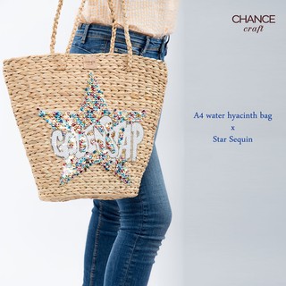 Túi lục bình lớn x star sequin