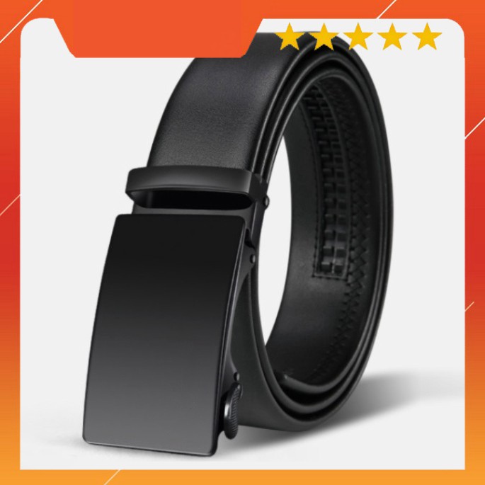 Thắt lưng nam dây nịt nam chất liệu da bò thật khóa tự động hàng hiệu cao cấp NT309 - Nutushop - SIÊU HOT