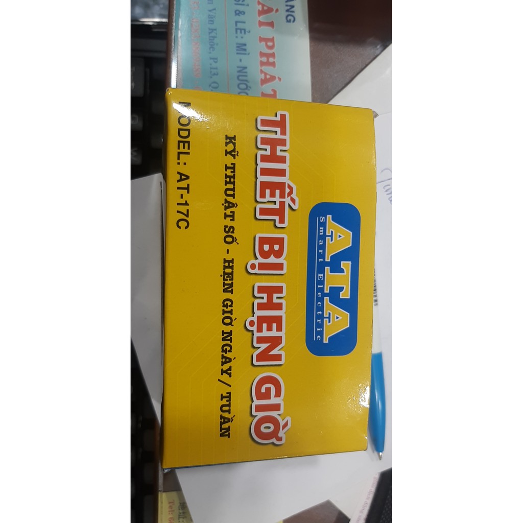 Công tắc hẹn giờ điện tử ATA AT-17C, 17 chương trình điều khiển tắt mở chuông báo theo lịch hẹn - Hàng chính hãng