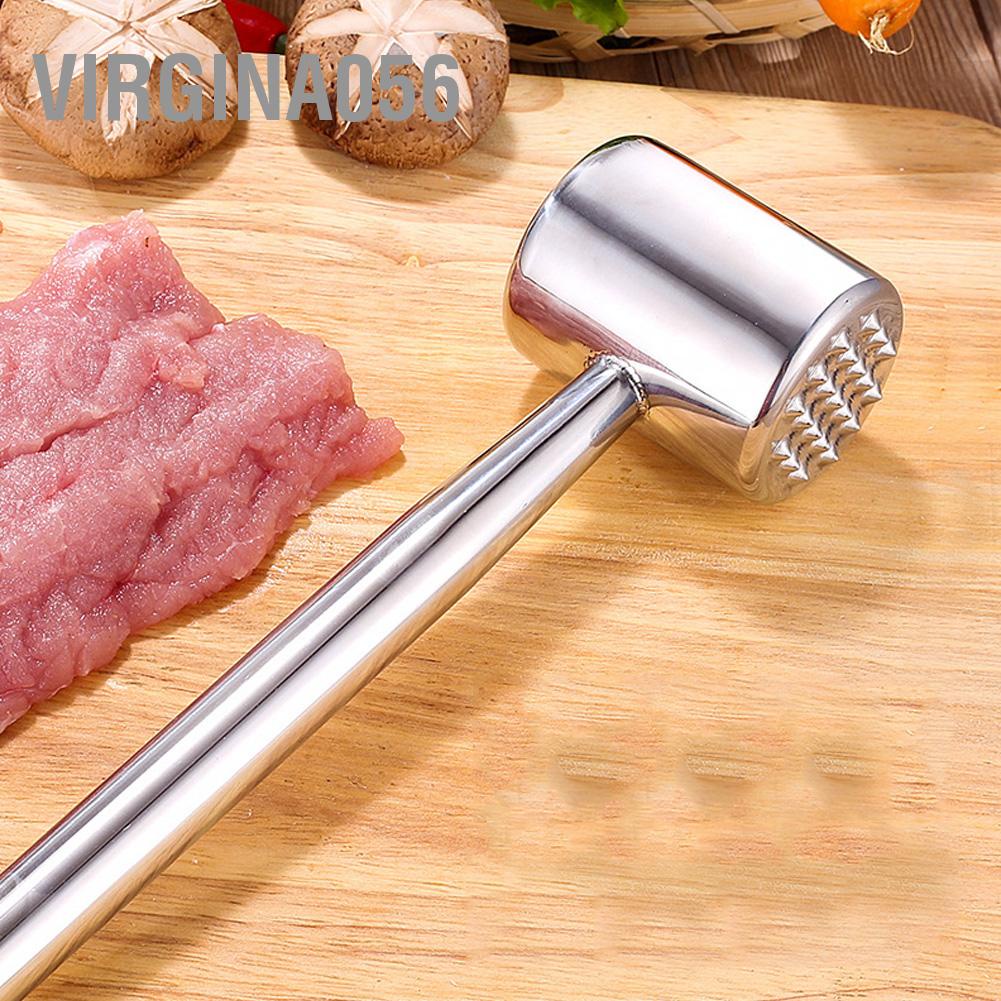Có thể bán buôn Thép không gỉ gia dụng thịt Tenderizer Bít tết Búa Dụng cụ nhà bếp Dụng cụ nấu ăn Virgina056 Hàng giao ngay