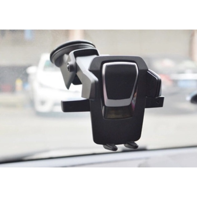 [hàng đẹp] giá đỡ điện thoại trên xe ô tô - có chân hít kính xoay 360 độ