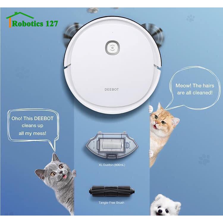 Robot hút bụi lau nhà Ecovacs Deebot U2 Pro - Hàng mới 100%