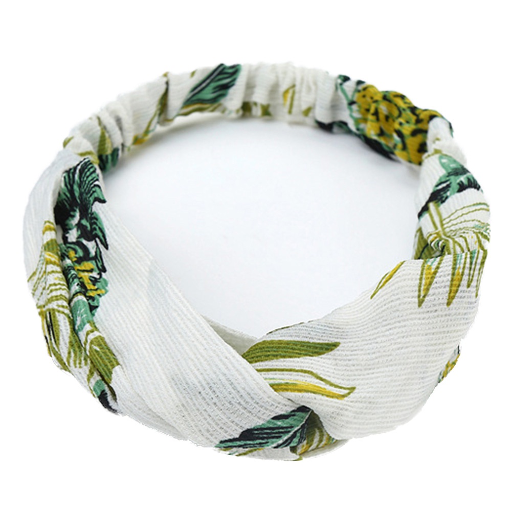 Băng Đô Cài Tóc Co Giãn In Họa Tiết Thời Trang Cho Nữ