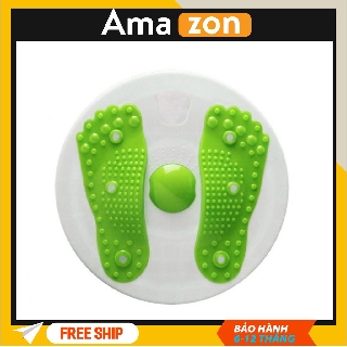 Bàn xoay eo massage hình bàn chân, bàn xoay eo bấm huyệt cao cấp