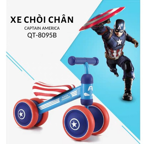 Xe Chòi Chân Captain America QT.8095B