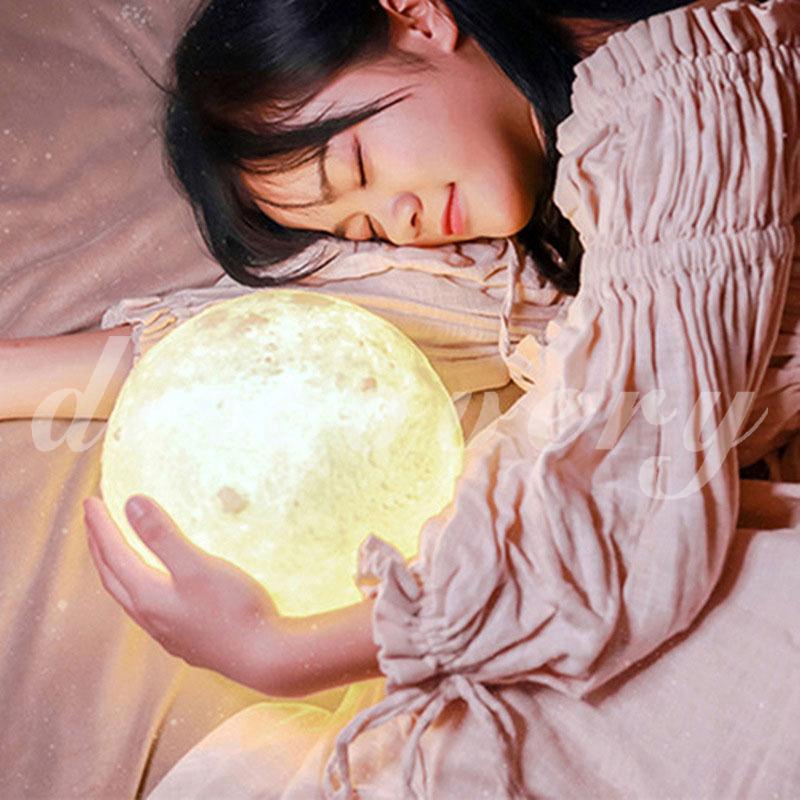 LED moon light 3D table lamp