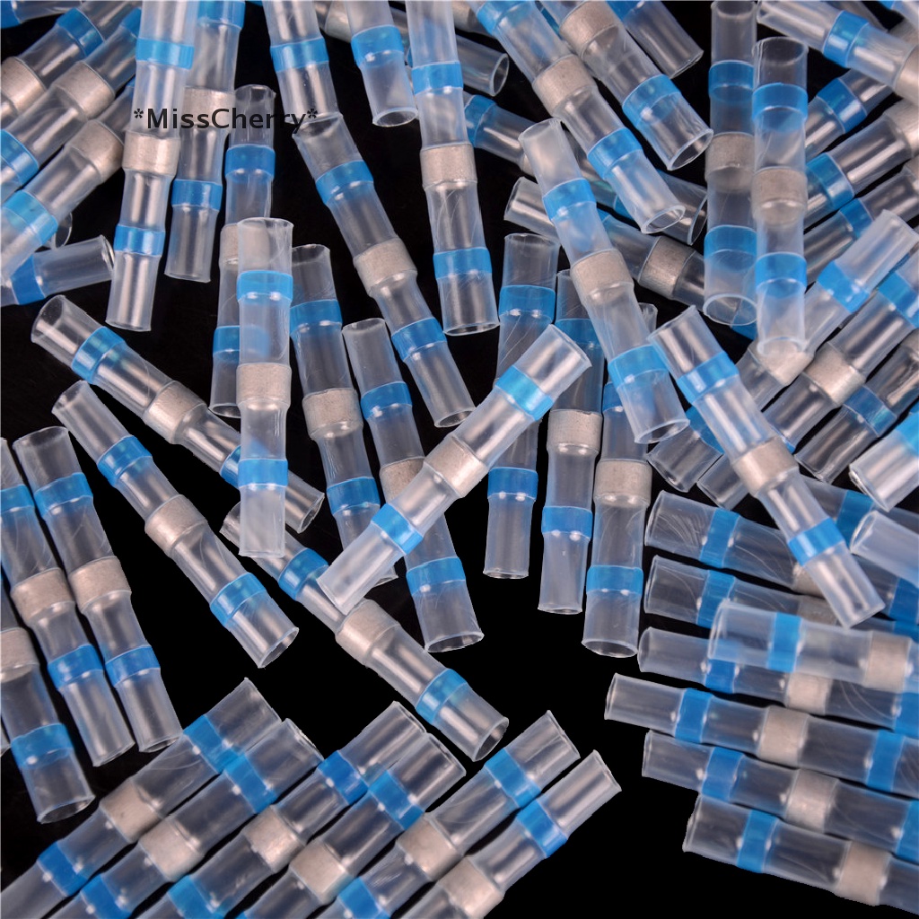 Bộ 10 Ống Co Nhiệt 16-14AWG Chống Nước Màu Xanh Dương