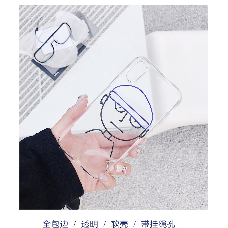 Ốp lưng iphone Ốp điện thoại trong suốt in họa tiết vui nhộn cho Iphone 6/6plus/6S/6S plus/6/14pro/14proplus/8/8plus/X/XS/XS Max/11/13/13PRO/13PROMAX/13MINI12/12PRO/12PROMAX/12MINI Dinuo case