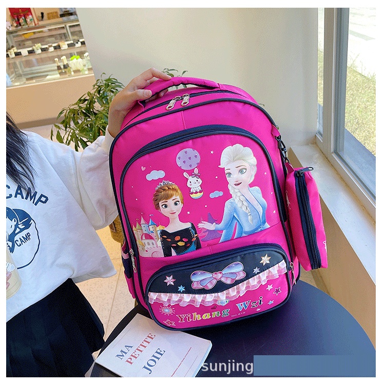 Balo Học Sinh Cấp 1, 2 Siêu nhẹ, Chống Nước Cao Cấp hình siêu nhân, công chúa cho bé trai gái tiểu học