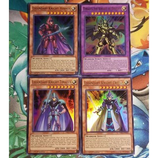 Bài Yugioh - Combo Timaeus The Knight Of Destiny (Ultra Rare) + Legendary Knight Timaeus Hermos Critias (Ultra Rare)
