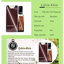 Dạng xịt 25ml Tinh Dầu Nước Hoa, nước hoa Nam, Nước Hoa Mini Calvin Klein Euphoria For Men  Hparfum