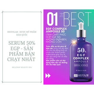 TINH CHẤT TRẺ HÓA DA - EGF COMPLEX AMPOULE 50%