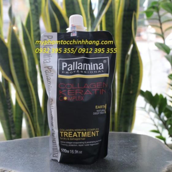 HẤP Ủ TÓC CAO CẤP PALLAMINA COLLAGEN KERATIN 500ML