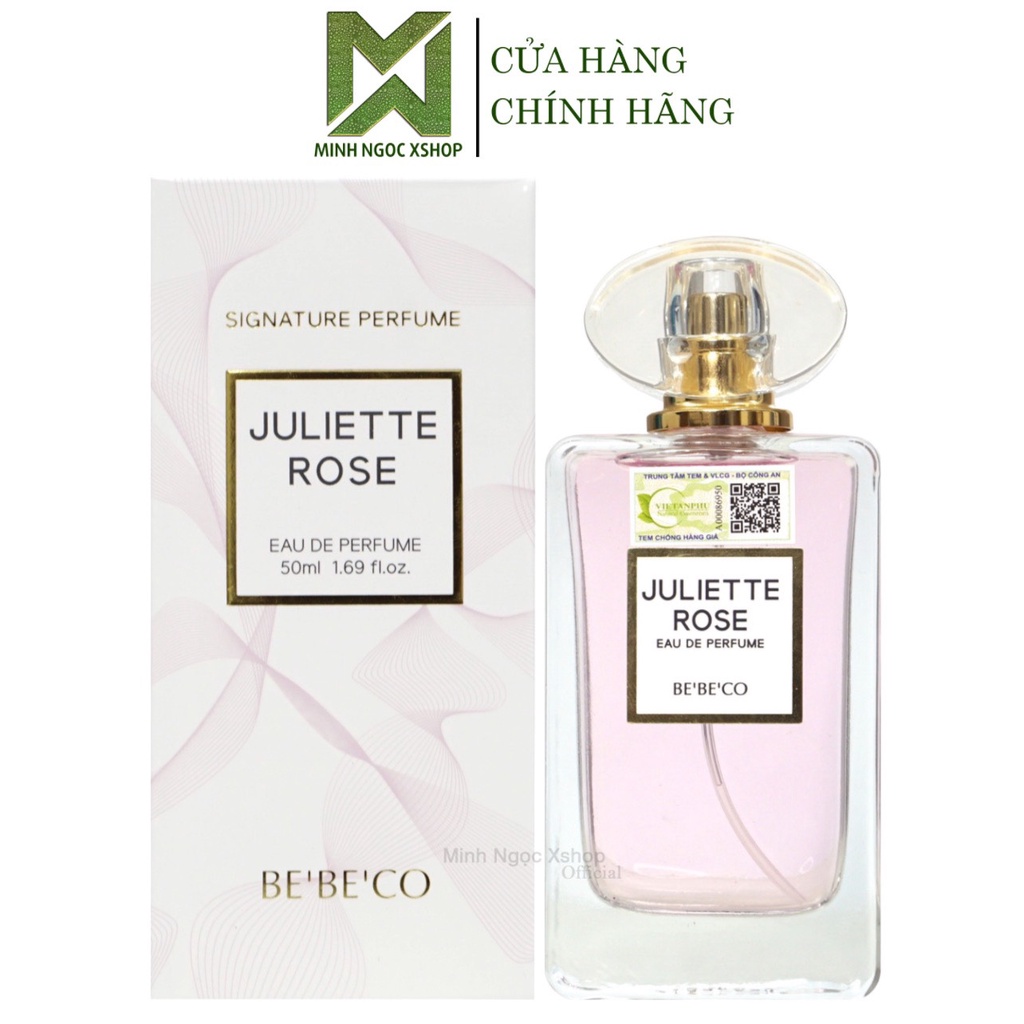 Nước hoa nữ BEBECO Juliette Rose Eau De Perfume 50ml