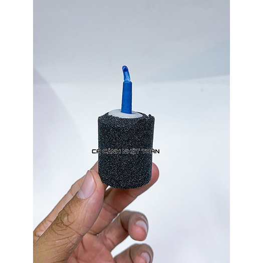 CỤC SỦI OXY CHO BỂ CÁ CẢNH SIÊU MỊN ĐEN CAO 6CM