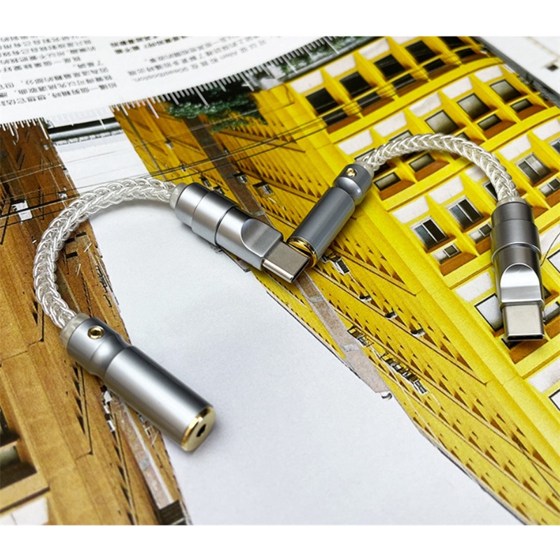 Cáp Chuyển Đổi Âm Thanh ALC5686 type c Sang 2.5mm 3.5mm 4.4mm Cho Điện Thoại