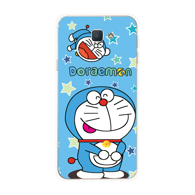 Ốp lưng TPU mềm Samsung Galaxy J2 J5 J7 Prime Doraemon hoa văn