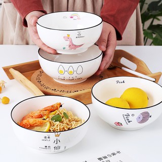 4 bát tô sứ tráng men hàng nội địa