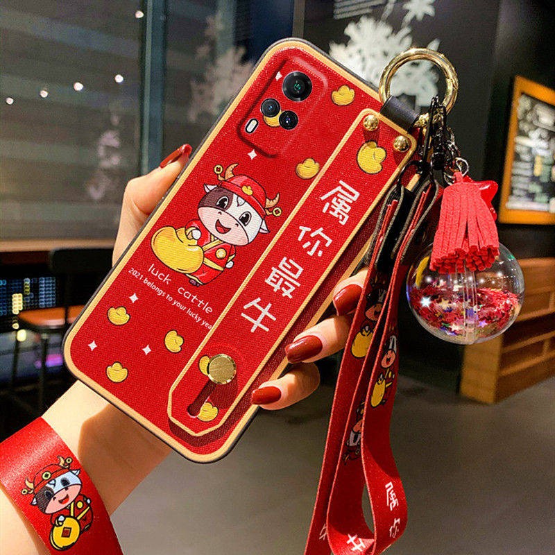 Vỏ điện thoại di động, dây đeo cổ tay, bảo vệ chống rơi trí thun ngắn tay | BigBuy360 - bigbuy360.vn