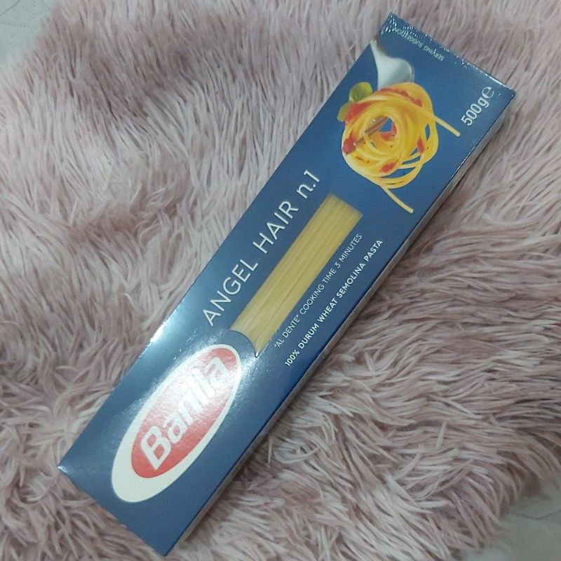 Mì Ý Barilla sợi hình ống Angel Hair số 1 500g