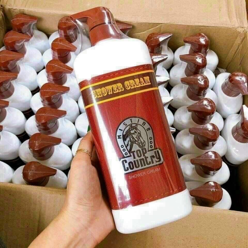 Sữa Tắm Con Ngựa Top Country KÈM SỮA RỬA MẶT Thái Lan 500ml