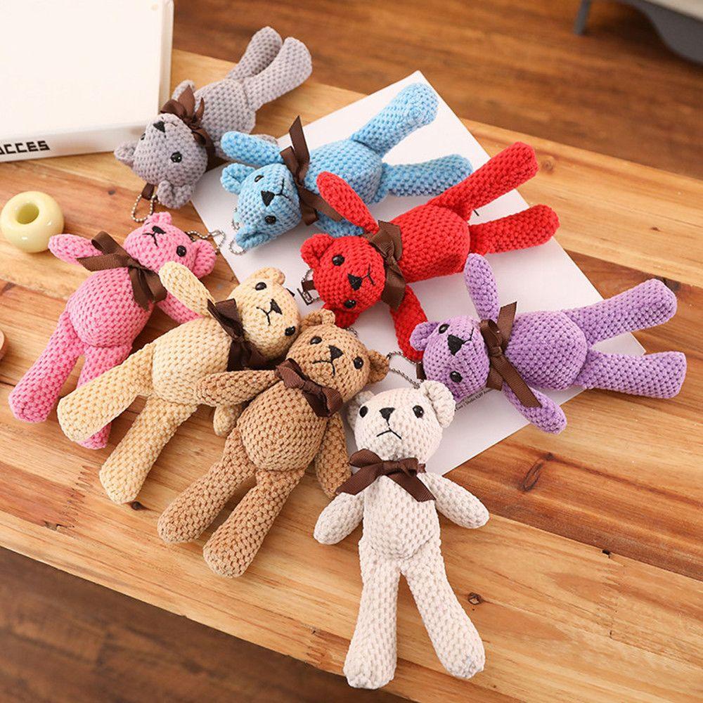Móc Khóa Hình Gấu Teddy Bằng Len Dễ Thương