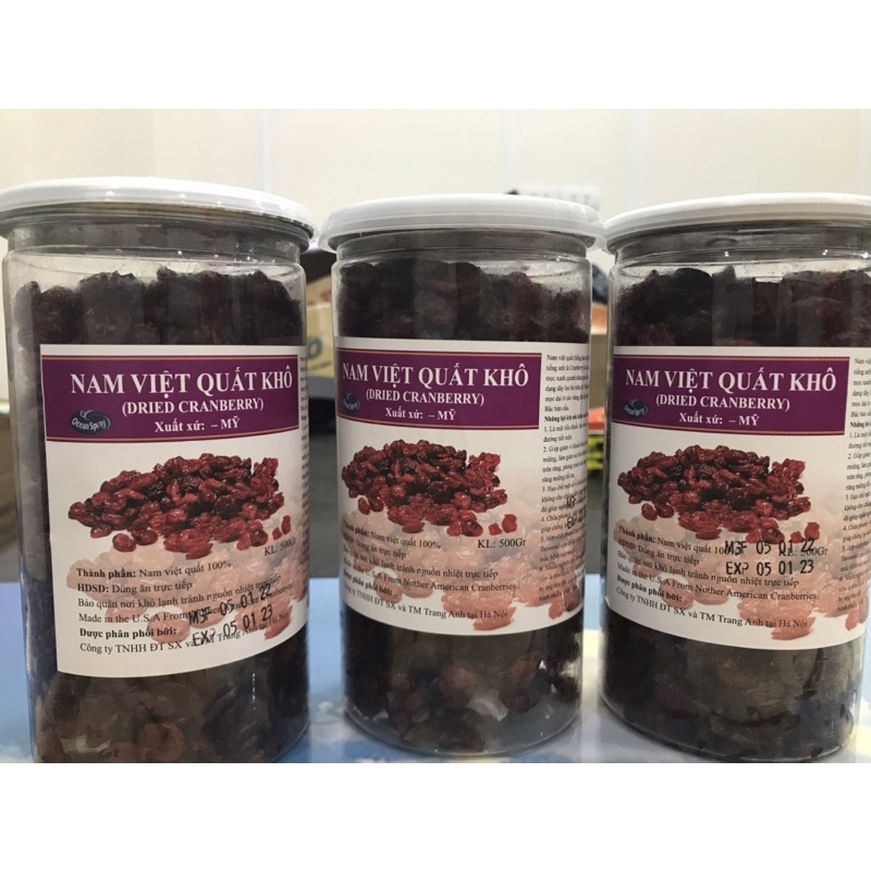 Nam việt Quất sấy khô 500g