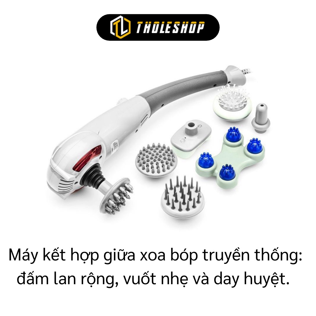 Máy massage - Thiết Bị Mát Xa Cầm Tay 7 Đầu Magic King Giảm Đau Và Thư Giãn Thần Kinh 3484