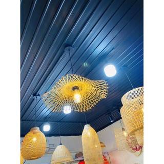 Đèn tre đèn lồng tre đèn mây tre cánh lá sen