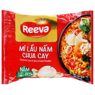 30 gói mì Reeva lâtu nấm chua cay 85g HSD:29/5/2021