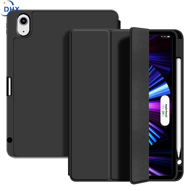 Ốp lưng da gập cho iPad M1 Pro 11 2021 2020 2018 Pro 12.9 Air 4 10.9 Mini 6
