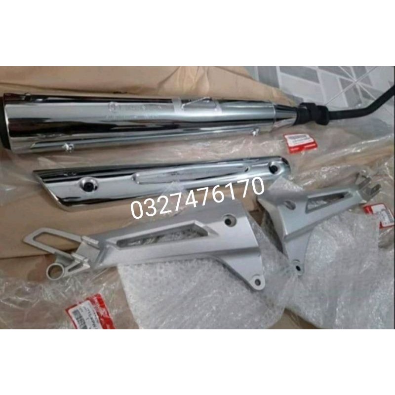Cặp đùi pass để gác chân nhôm sau xe DREAM lùn 125 zin
