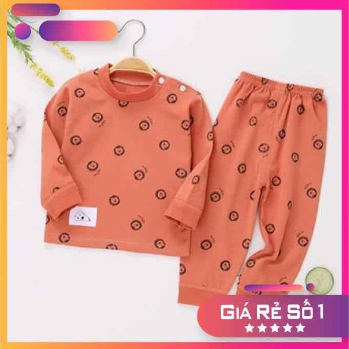 Quần áo trẻ em ⭐𝗙𝗥𝗘𝗘𝗦𝗛𝗜𝗣⭐ Bộ cotton thu đông dài tay siêu mềm mịn co giãn 4 chiều cho bé từ 5-15 kg