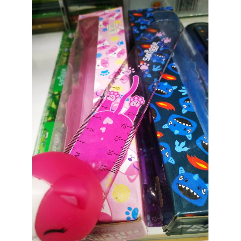 Thước đầu thú cưng-Smiggle Ruler