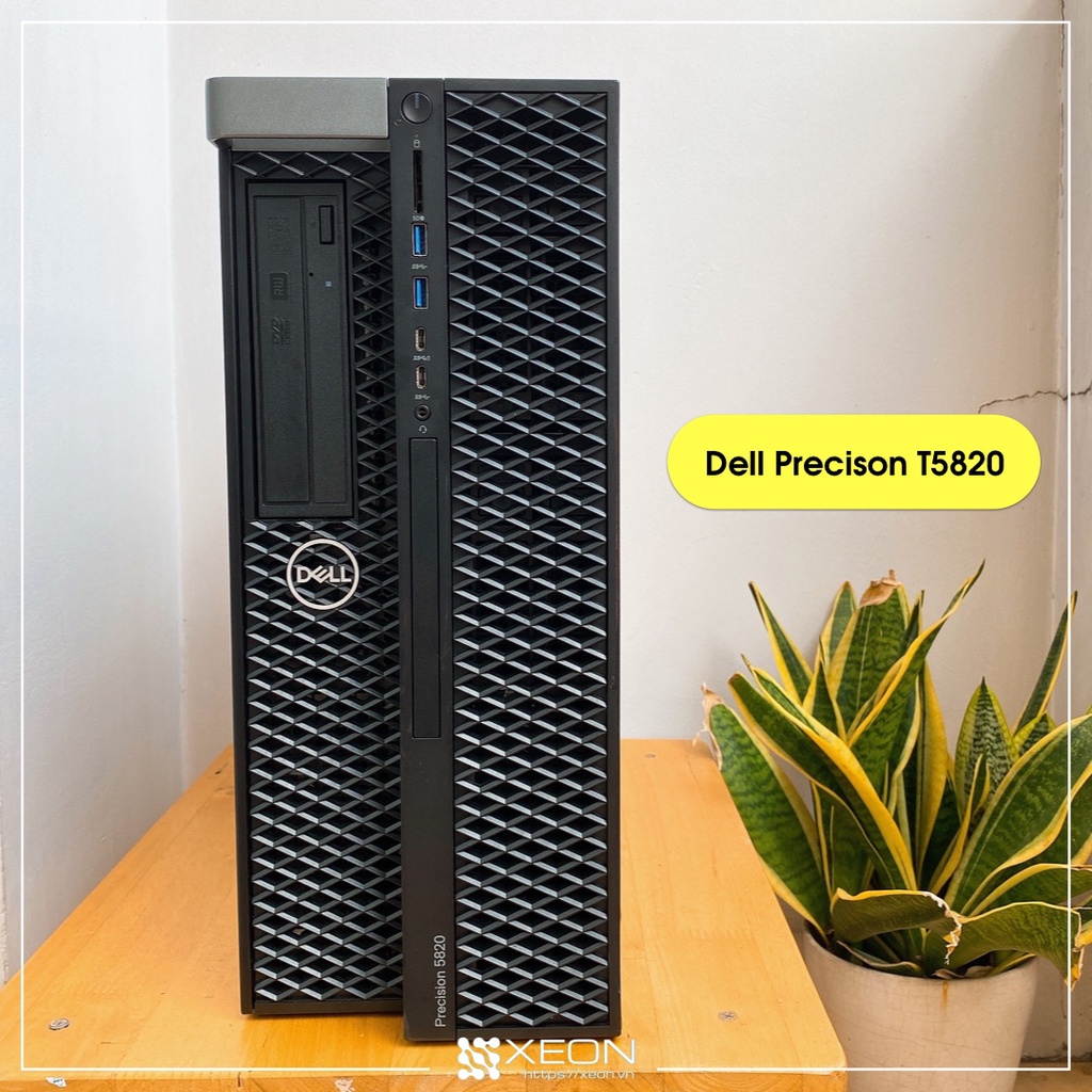 Máy trạm đồ họa Dell Precision 5820 Tower Workstation chip Xeon W thumbnail